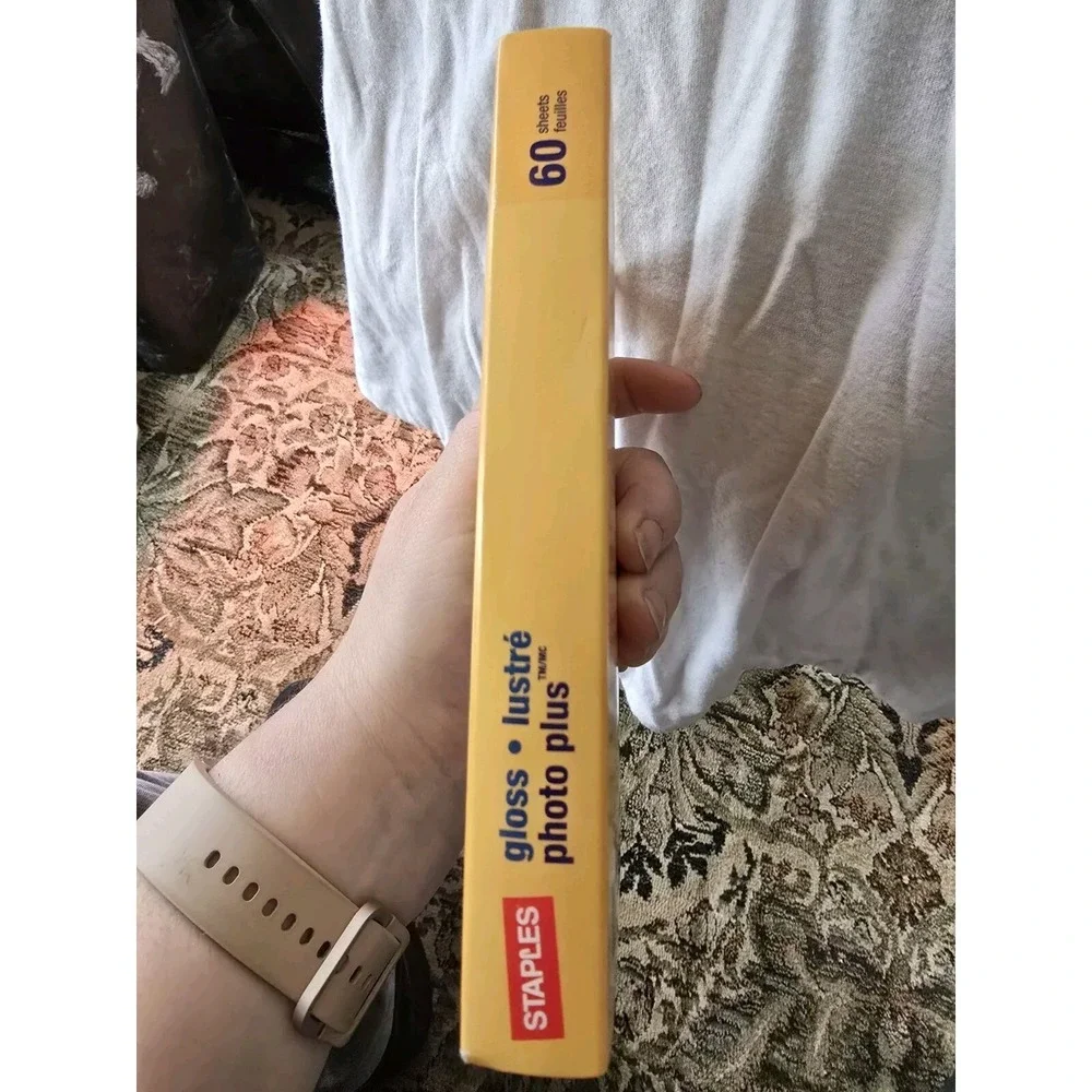 Staples Gloss Photo Plus 60ct Sheets 4inx6in 19898 Brand New Ink Jet Compatible